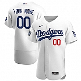 Los Angeles Dodgers Customized Nike White Home 2020 World Series Bound Player MLB Jersey,baseball caps,new era cap wholesale,wholesale hats